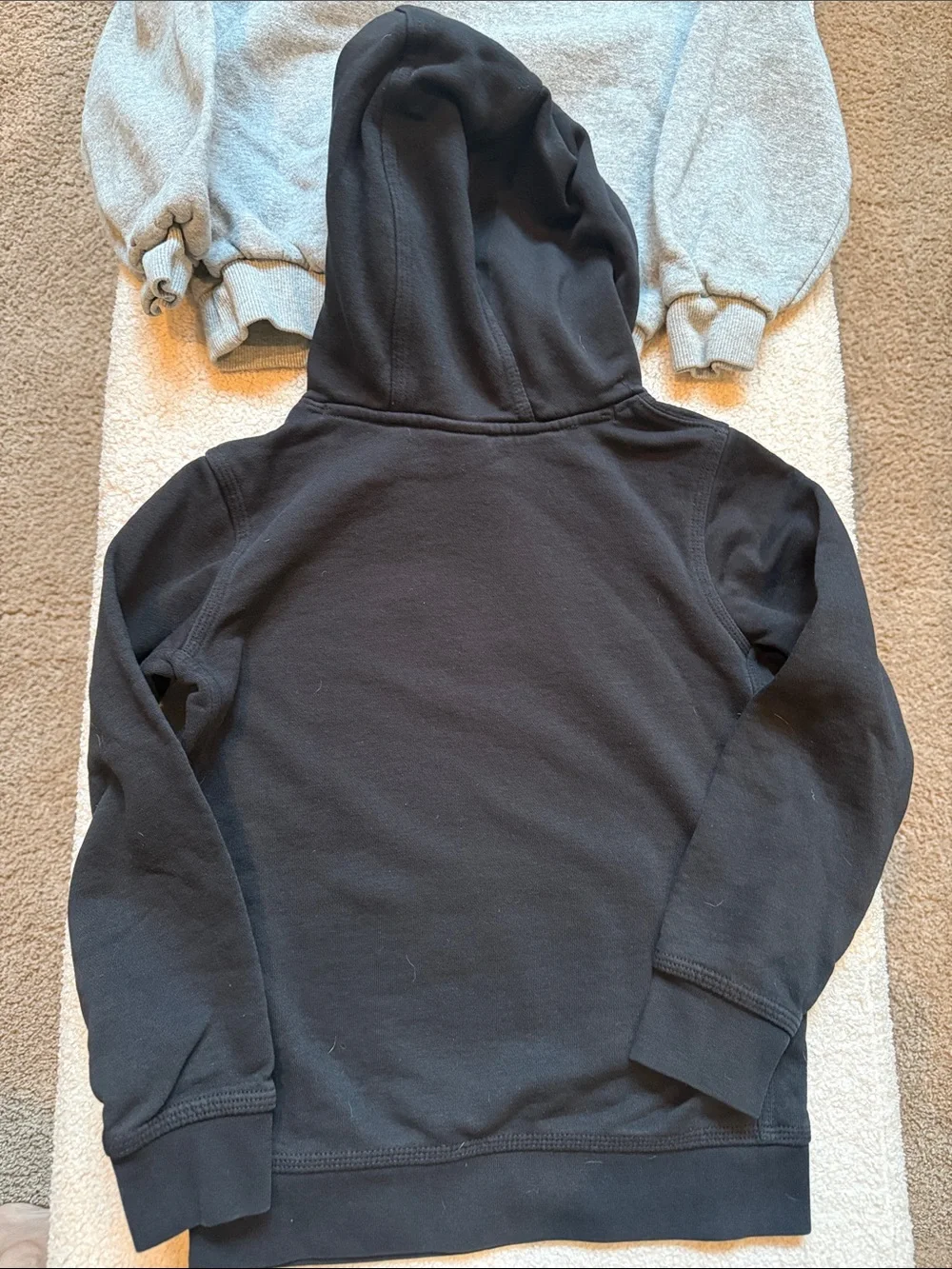 🔥Bundle of 3 Nike Kids Sweater Hoodie pullover! Sz 6-7 / S. Gray,Black,Blue.